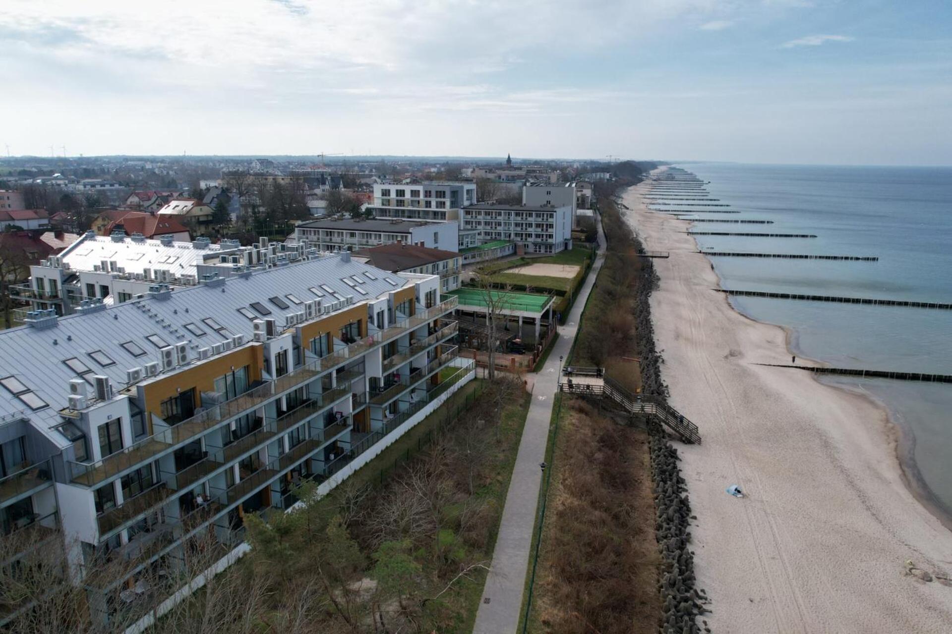 Apartament Z Widokiem Na Morze- Ustronie Apartments Nadmorski Luksus Apartamenty 尤斯托尼莫斯基 外观 照片