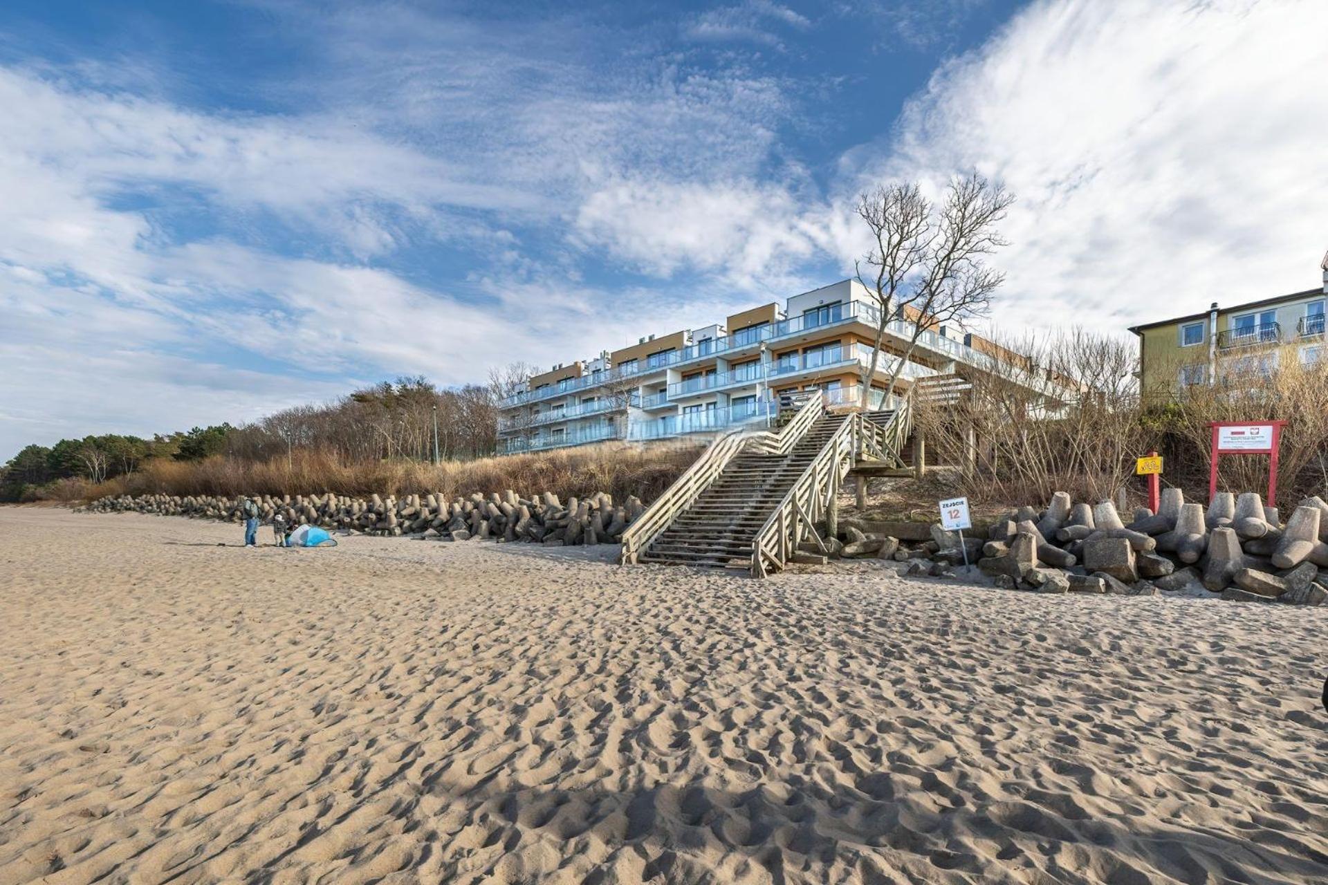 Apartament Z Widokiem Na Morze- Ustronie Apartments Nadmorski Luksus Apartamenty 尤斯托尼莫斯基 外观 照片