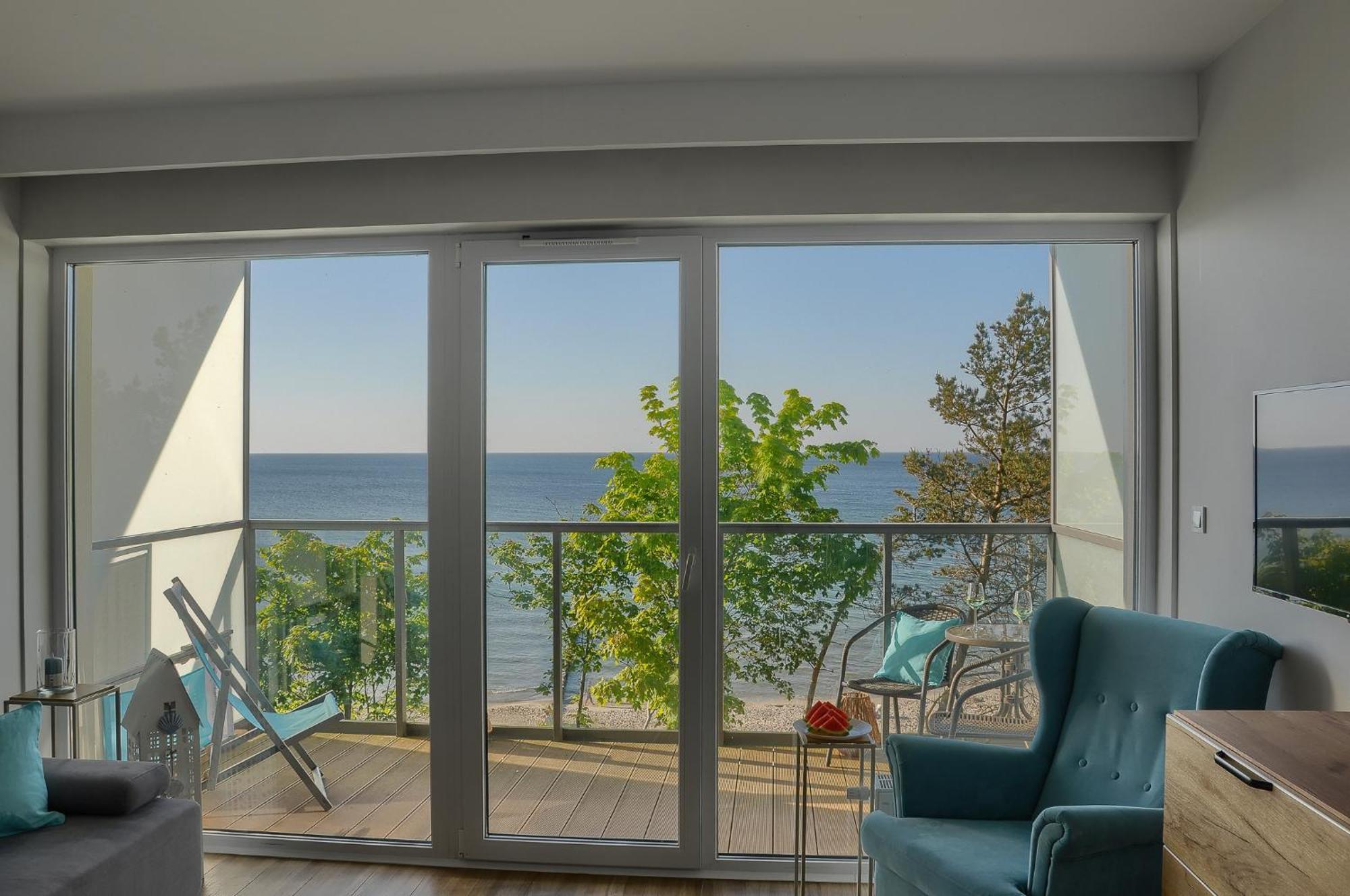 Apartament Z Widokiem Na Morze- Ustronie Apartments Nadmorski Luksus Apartamenty 尤斯托尼莫斯基 外观 照片