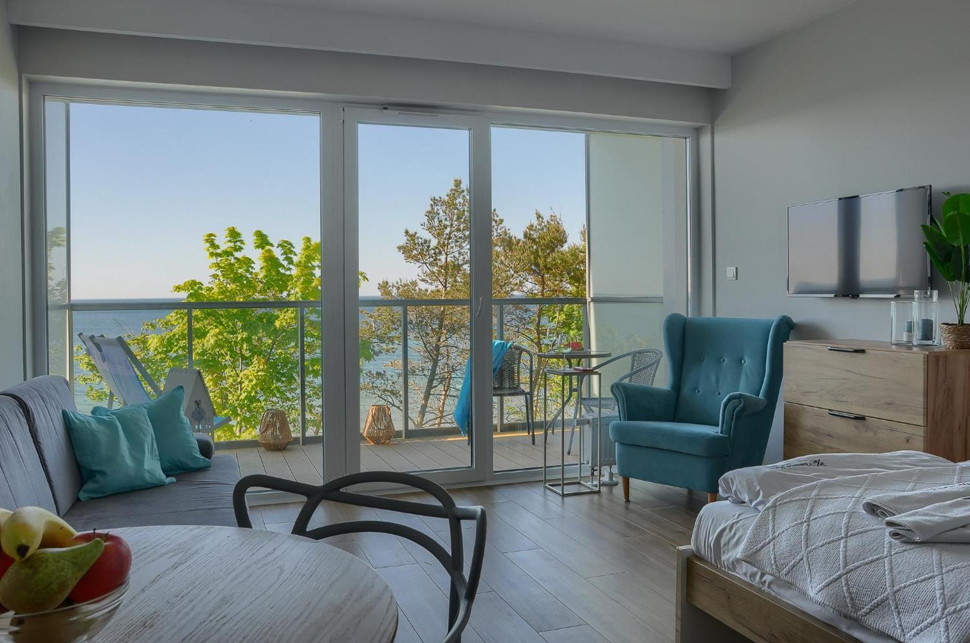 Apartament Z Widokiem Na Morze- Ustronie Apartments Nadmorski Luksus Apartamenty 尤斯托尼莫斯基 外观 照片