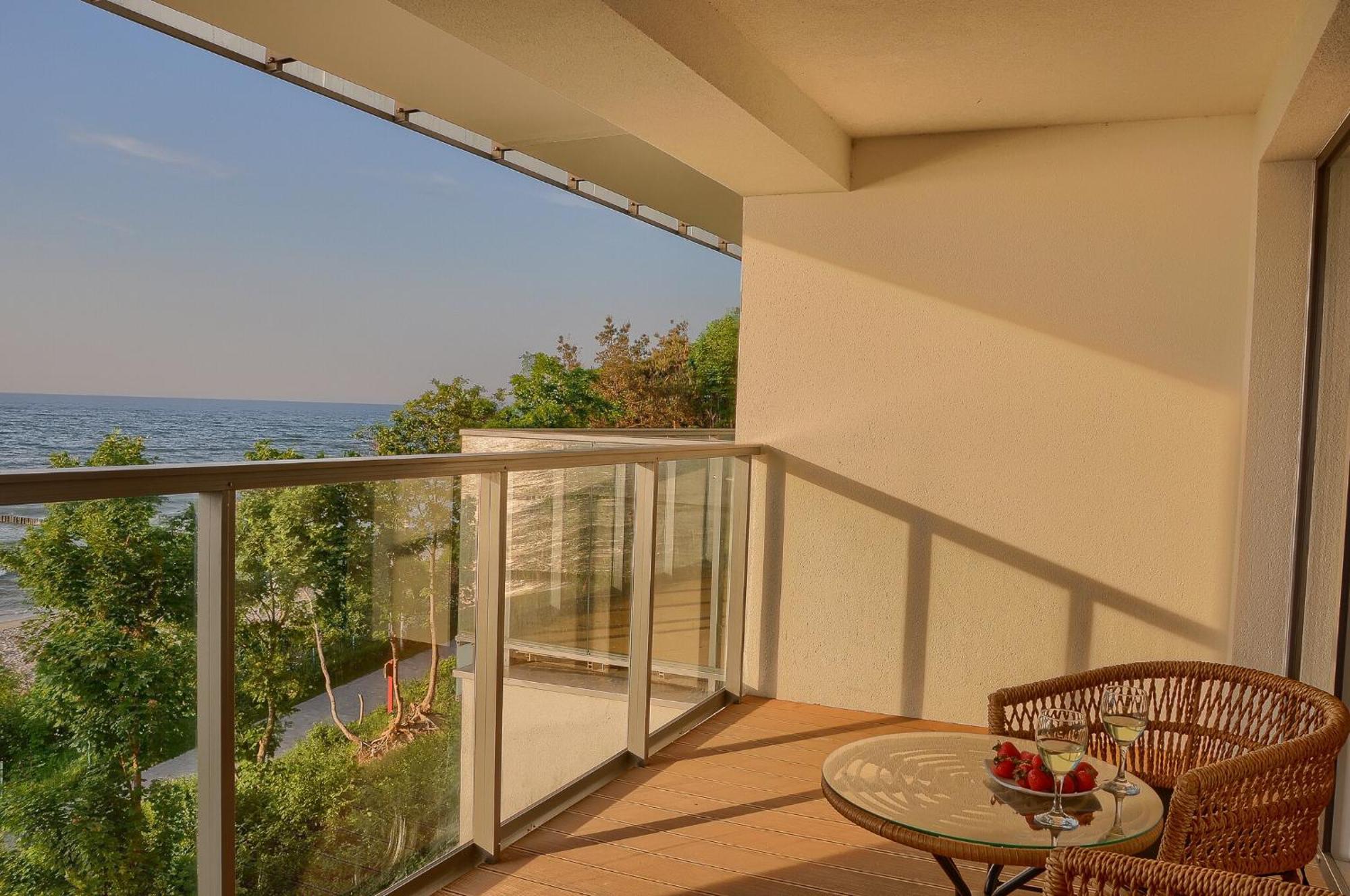 Apartament Z Widokiem Na Morze- Ustronie Apartments Nadmorski Luksus Apartamenty 尤斯托尼莫斯基 外观 照片