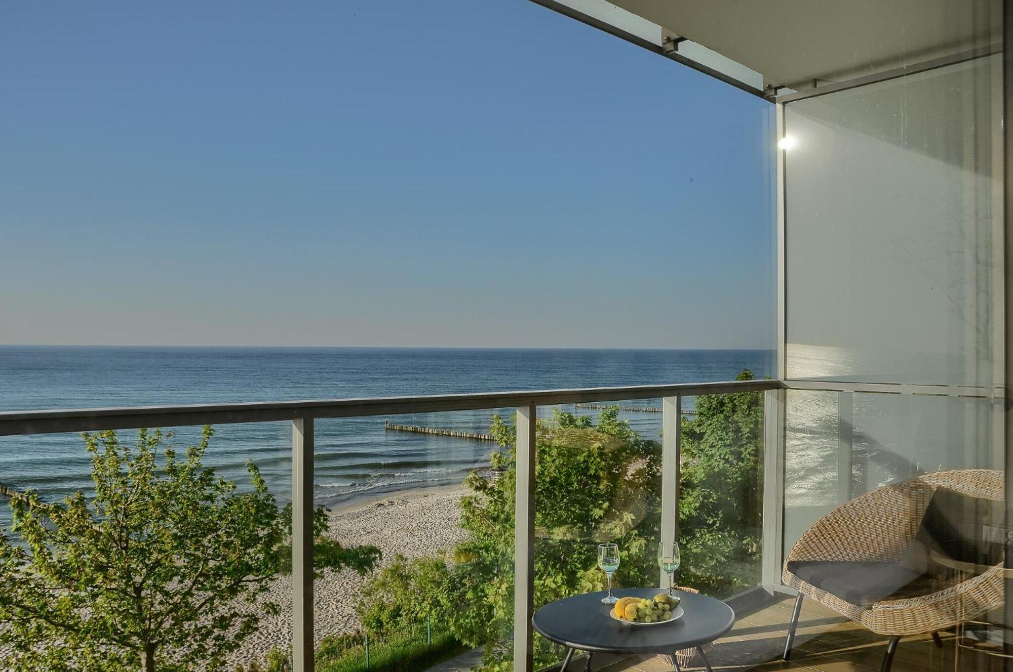 Apartament Z Widokiem Na Morze- Ustronie Apartments Nadmorski Luksus Apartamenty 尤斯托尼莫斯基 外观 照片