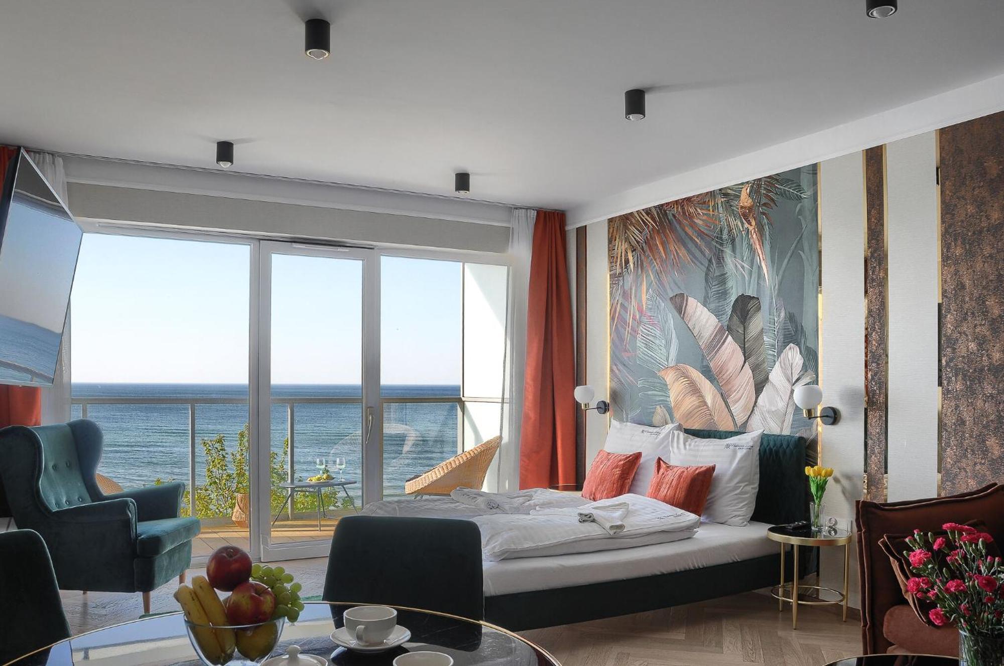 Apartament Z Widokiem Na Morze- Ustronie Apartments Nadmorski Luksus Apartamenty 尤斯托尼莫斯基 外观 照片