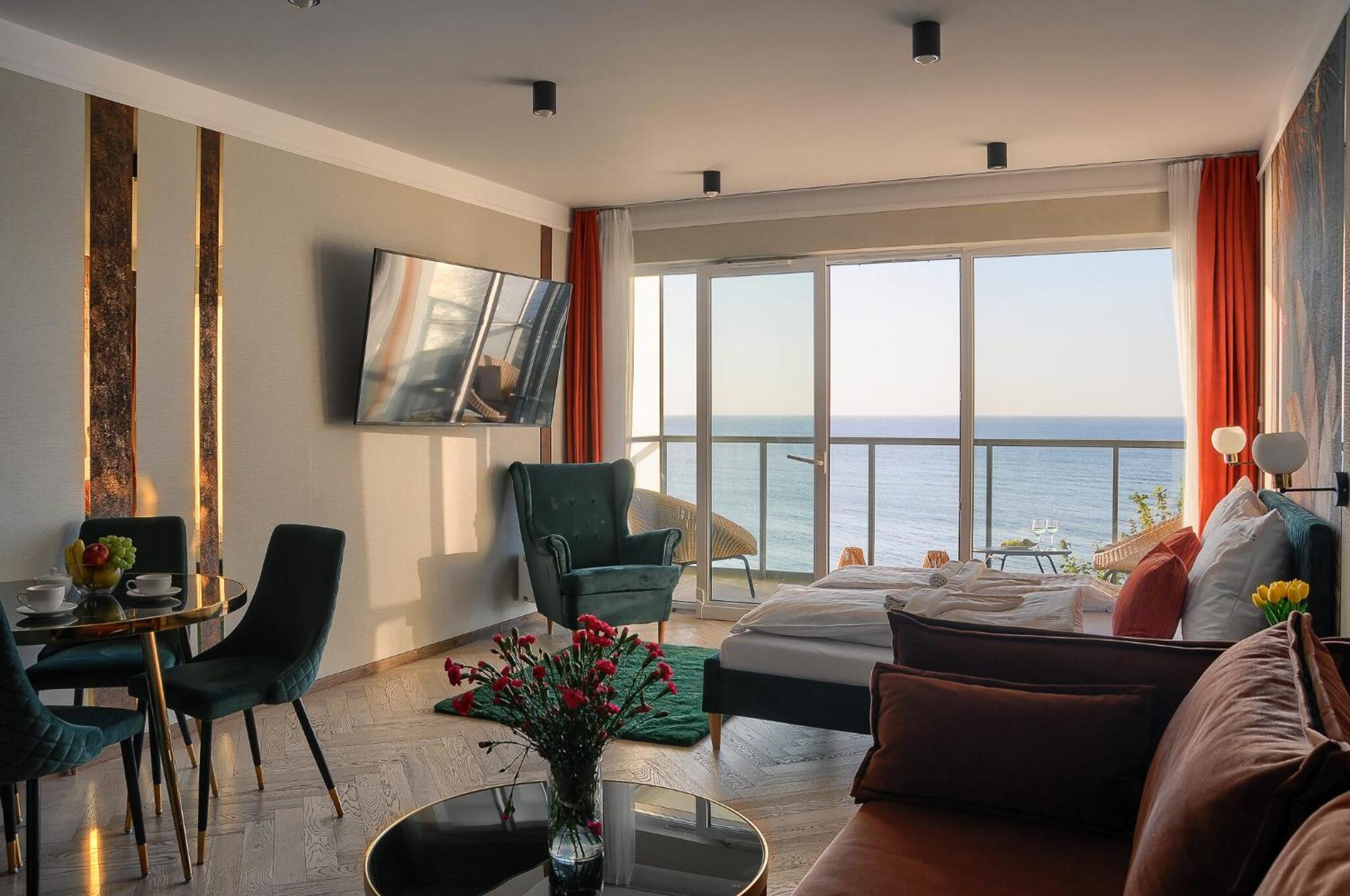 Apartament Z Widokiem Na Morze- Ustronie Apartments Nadmorski Luksus Apartamenty 尤斯托尼莫斯基 外观 照片