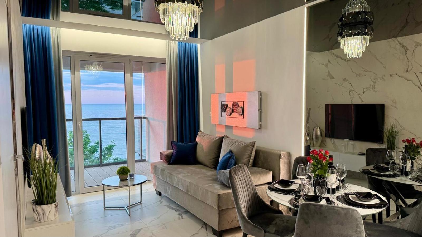 Apartament Z Widokiem Na Morze- Ustronie Apartments Nadmorski Luksus Apartamenty 尤斯托尼莫斯基 外观 照片