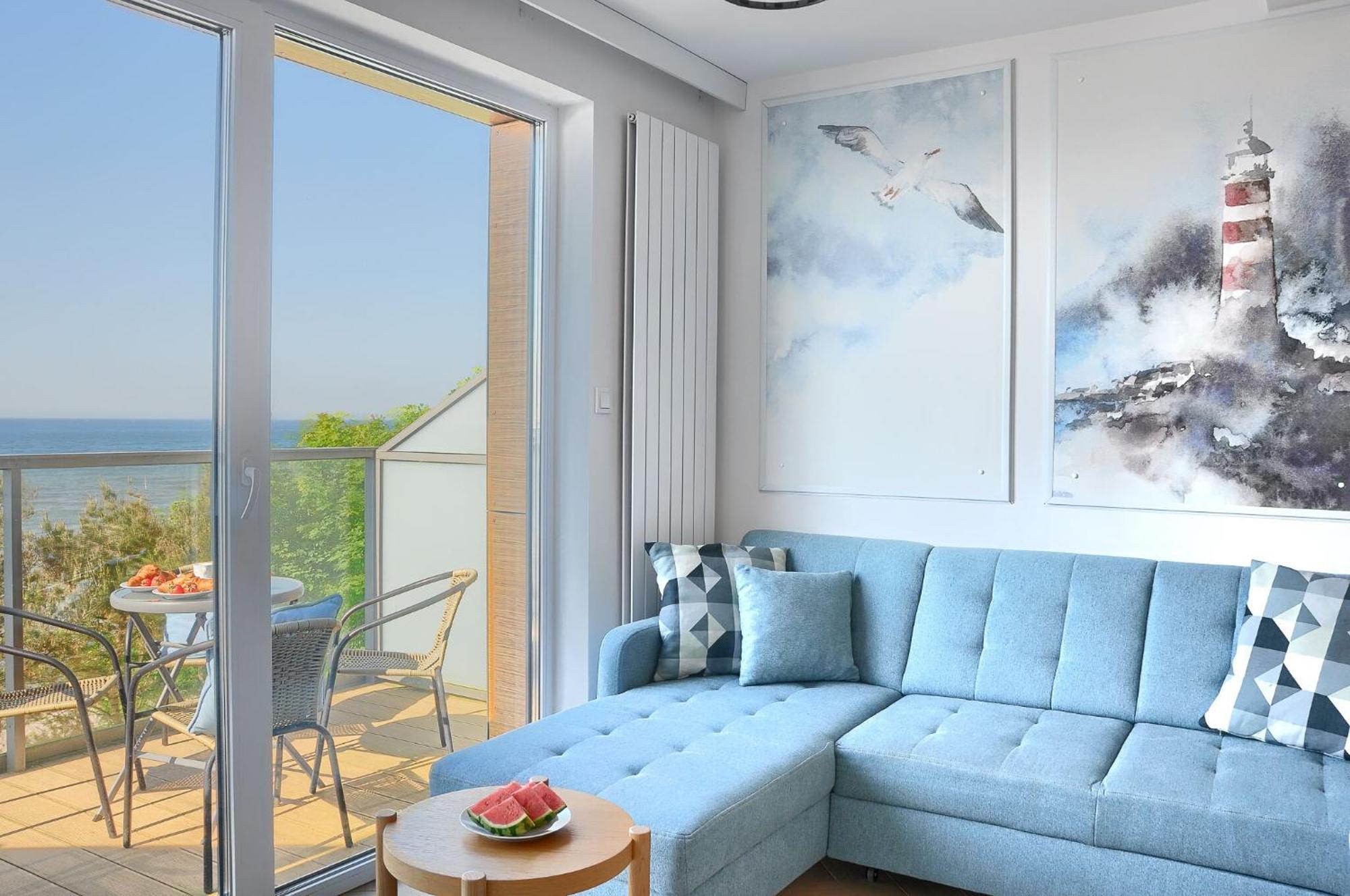 Apartament Z Widokiem Na Morze- Ustronie Apartments Nadmorski Luksus Apartamenty 尤斯托尼莫斯基 外观 照片