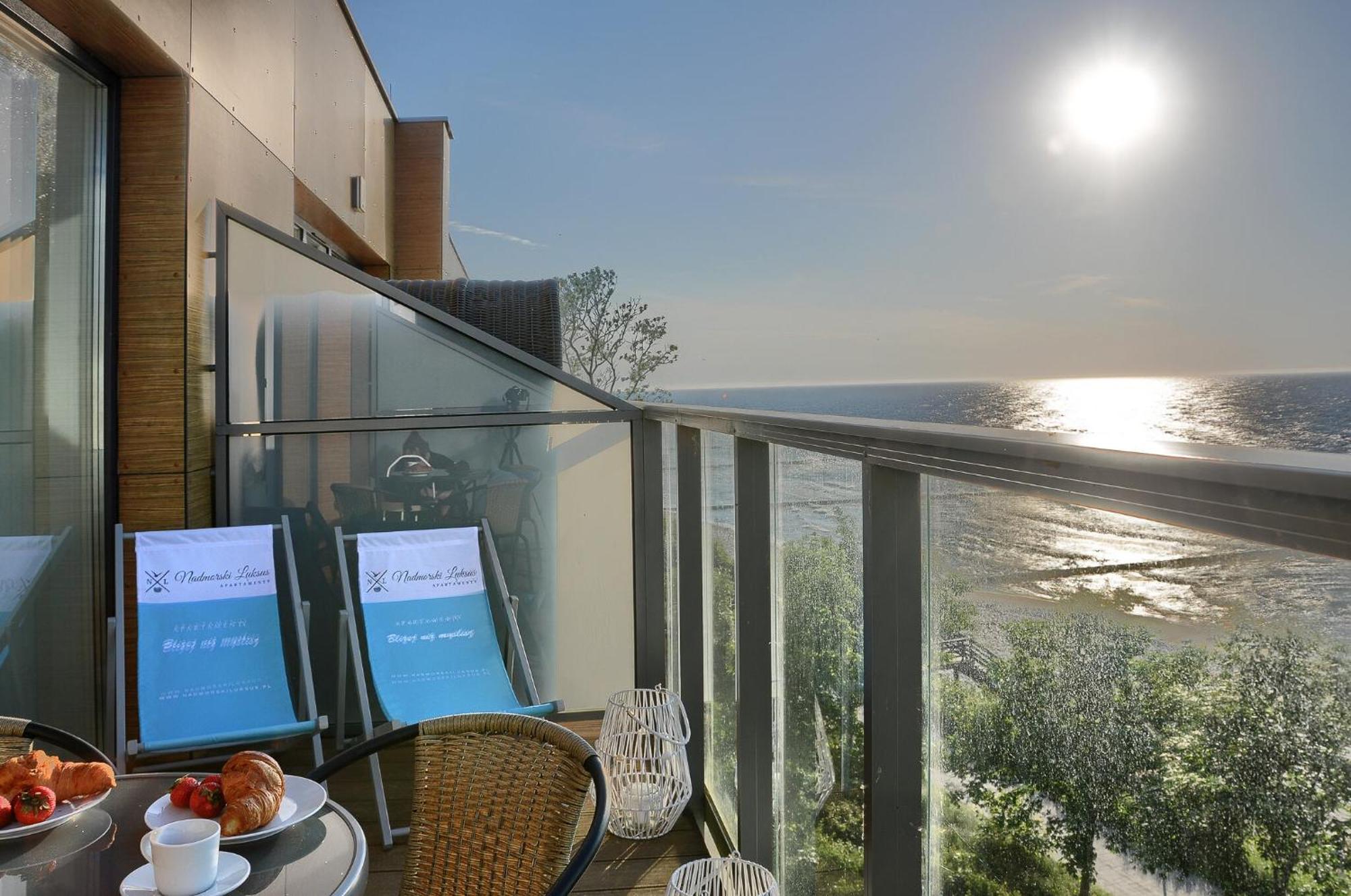 Apartament Z Widokiem Na Morze- Ustronie Apartments Nadmorski Luksus Apartamenty 尤斯托尼莫斯基 外观 照片