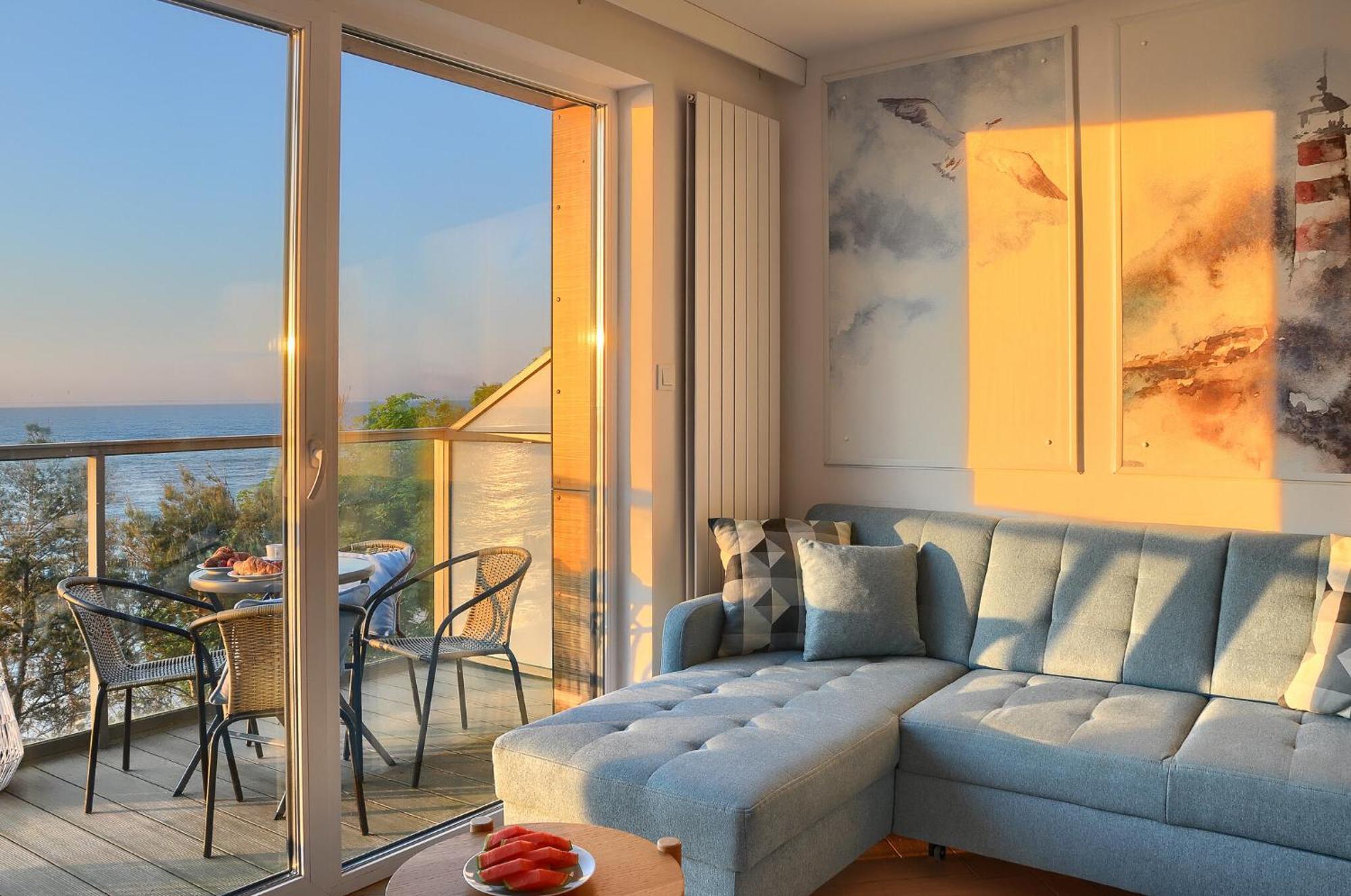 Apartament Z Widokiem Na Morze- Ustronie Apartments Nadmorski Luksus Apartamenty 尤斯托尼莫斯基 外观 照片